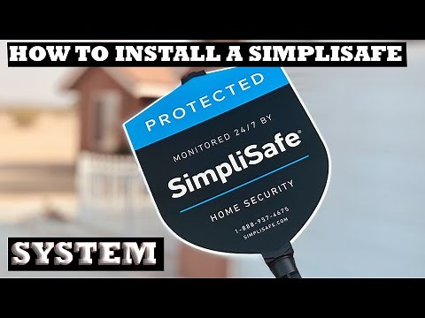 How to Install SimpliSafe Security System | Super Easy | Lacey Family Farm