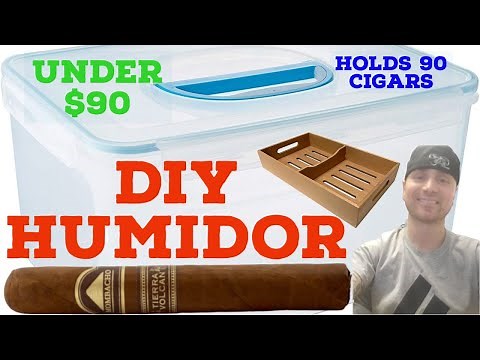 DIY HUMIDOR setup easy simple professional
