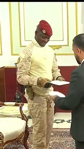 Ibrahim Traore President Surprised to Open Secret File #afrobeats #vibes #afrobeatmix