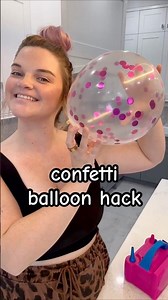 How to Make Confetti Balloons Look Better (Static Electricity Hack!)