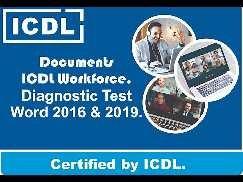 ICDL Documents pretest Step by Step Detailed Diagnostic Test