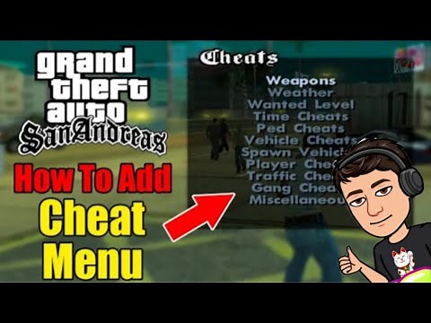 how to add cheat menu in GTA SAN ANDREAS (Android) - PANDA GAMING