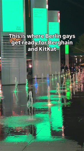 Uber Platz Friedrichshain pre-club ritual near KitKatClub