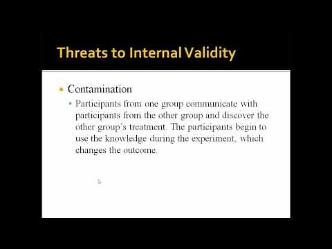 Internal and External Validity