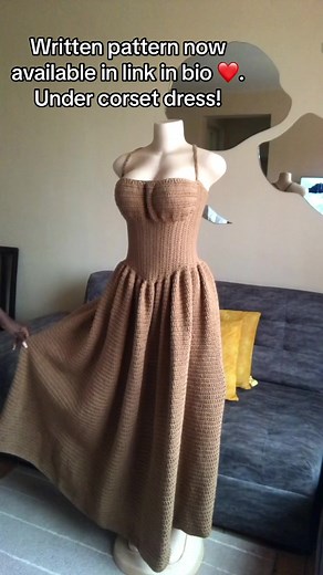 Learn How to Make Clothes: Crochet Maxi Dress Pattern