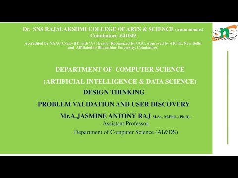 PROBLEM VALIDATION & USER DISCOVERY IN DESIGN THINKING