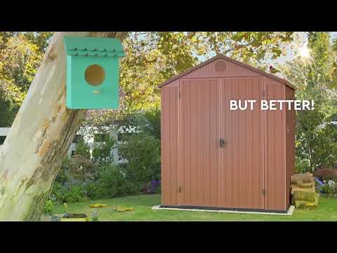 Keter Darwin 6x6 Shed: The Perfect Blend of Style and Durability