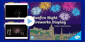 Bonfire Night Firework Display Video PowerPoint