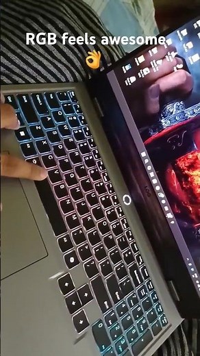 Lenovo loq gaming laptop rgb lights setting #lenovoloq #rgbkeyboard #gaminglaptop