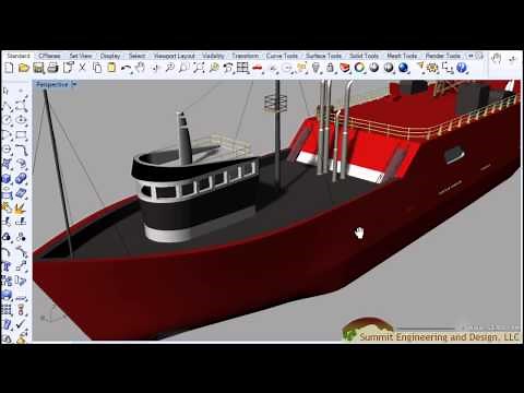 Ship Hull - Rhino3D and Point Cloud Data