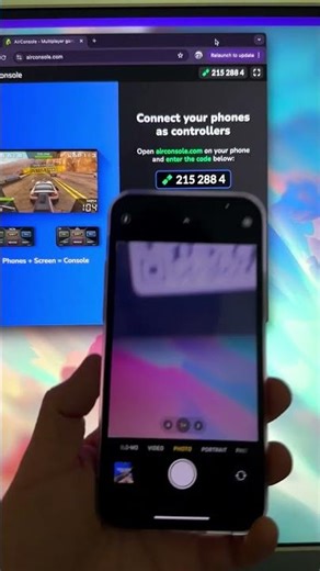 Turn your friends' phones into a game controller 🎮 Just scan & play – so simple