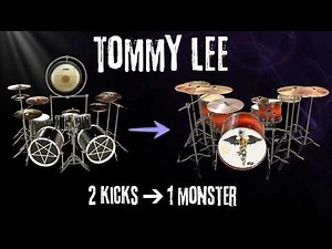 Tommy Lee Ditched a Kick Drum...Then Went HUGE | Mötley Crüe Drum Evolution