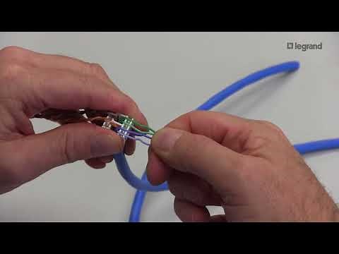 Ortronics: KT2 Termination Video - Keystone Jack with Lacing Cap Termination