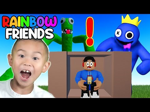 Roblox Rainbow Friends 🌈 Escaping the Facility for the First Time!