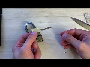 Quick Decoder Instructional on a Master Lock M175 | Covert Instruments and Pop Can Decoder