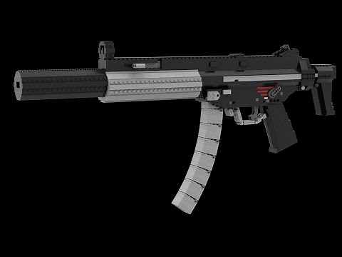 MP5SD Step by Step Tutorial! | Jim's LEGO Guns