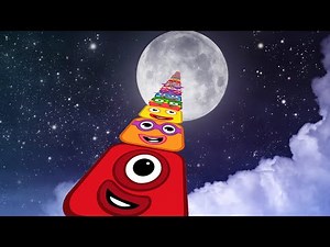 How Many Numberblocks to Reach the Moon?