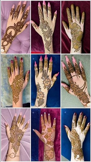 Easy mehndi design front hand | Back side mehndi design easy |Mehndi✨ #mehndi #mehndidesign #mehandi