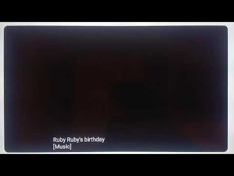 Max and Ruby Ruby's Birthday Present Title Card! (2007!)