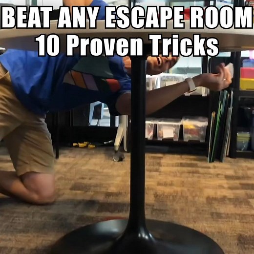 14M views · 79K reactions | 10 Tips to Dominate any Escape Room | Mark Rober | Facebook