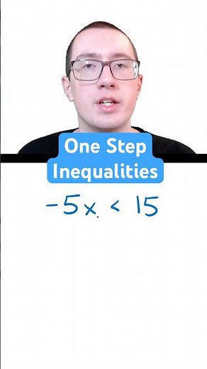 One Step Inequalities Explained!