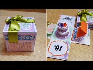 Stunning Birthday Explosion Box/Birthday Card/Surprise Box For Boys/DIY Popup Gift Box Making Idea