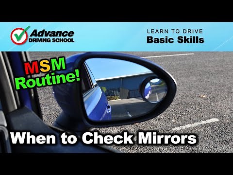 When To Check Your Mirrors | Learn to drive: Basic skills