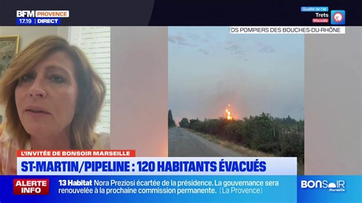 29K views · 143 reactions |  "Tout est sous contrôle, il n'y a plus aucun risque" Séverine Dellanegra, maire de Saint-Martin-de-Crau, revient sur l'explosion d'un pipeline de gaz qui a provoqué un incendie dans sa commune | BFM Marseille Provence | Facebook