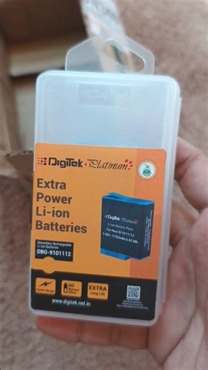 GoPro Hero 9/10/11/12 के लिए Best Battery? 🔋 Digitek Platinum Battery Unboxing!