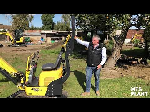 Excavator Review| Yanmar SV08 | The Narrowest Micro Excavator On The Market
