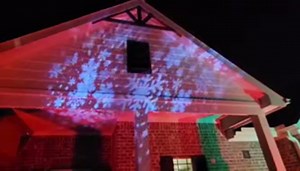 Christmas Snowflake Projector Lights Outdoor, 2024 Upgraded Snowflake Projector Dynamic Christmas Projector Lights Waterproof LED Snowfall Projector