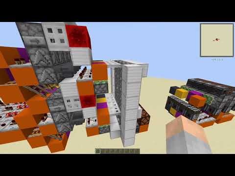 1-Wide Tileable Wireless Redstone Transmitter and Receiver