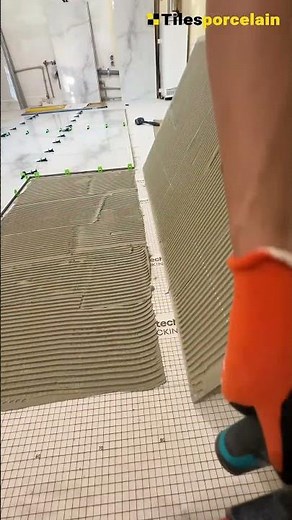 How to Tile Over a Heated Floor – Step-by-Step! 🔥🛠️ #InteriorDesign #diyhomedecor #tiles