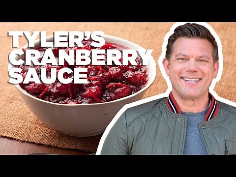 Tyler Florence Makes Cranberry-Orange Sauce | Tyler's Ultimate | Food Network