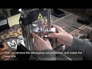 Switch 9mm automatic decapping machine to 223 decapping machine