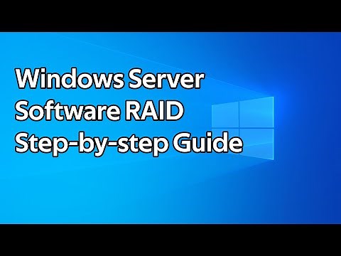 How to setup Software RAID on Windows Server using Disk Management