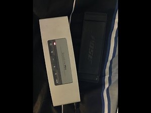 Bose soundlink mini bleutooth speaker red light blinking battery logo fixed