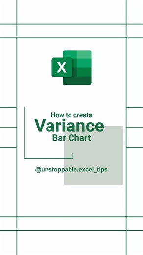 Ayaan | Excel Trainer & Consultant on Instagram: "How to create a variance bar chart!! In this quick tutorial, I’ll show you How to create a variance bar chart in excel. Thanks for watching! If you like, please don’t forget to like & follow 💡Follow @unstoppable.excel_tips for more Excel magic! ✨ 🔗 Support me on YouTube (link in bio) Save this reel for future @microsoft @instagram @creators #excel #exceltips #exceltricks #spreadsheets #corporate #accounting #finance #workhacks #tutorial #sheets