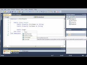 Visual Basic Tutorial - 102 - Introduction To Namespaces Video Lecture | Mastering Visual Basic - Web Development