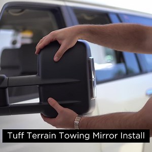 22K views · 1.9K reactions | RESTOCKED! See More & Risk Less With The Tuff Terrain Electric Towing Mirrors. Available for most makes & models with easy 3 step installation, the Tuff Terrain Electric Towing Mirrors make towing loads easy. Perfect for Towing, or when you just need to see more of your vehicle. Available in Black & Chrome, Electric & Non-Electric. See our range today at www.outbackequipment.com.au | Outback Equipment | Facebook