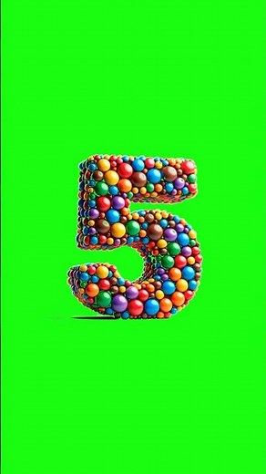 Latest 5 seconds timer countdown free #timer #countdown #greenscreen