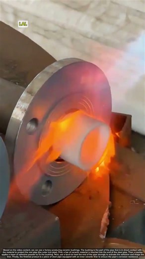 Ceramic bushing manufacturing process