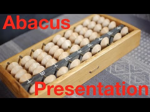 The Abacus Presentation: History, Theory and Operation