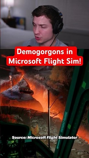 Demogorgons in Microsoft Flight Sim!