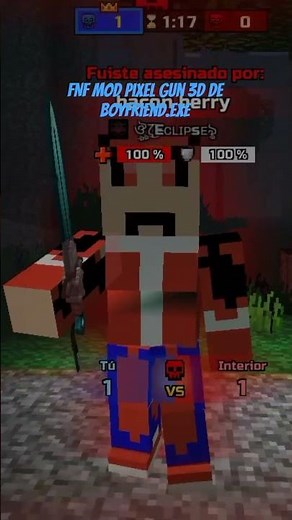FNF mod boyfriend.exe pixel gun 3D #music #pibby