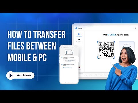 How to Transfer Files Between PC and Phone with SHAREit | Same Wi-Fi mode | Manual Mode Tutorial
