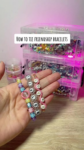 How to tie friendship bracelets using elastic string! To see these instructions written out with illustrations, check out The Friendship Bracelets Book ! — Learn how to make beaded friendship bracelets with illustrated step-by-step instructions for 12 different designs bonus content. Printable 50 page DIY guide. With 12 bracelet patterns and written tutorials, free printable supply checklist, inspiration and ideas, and other helpful beading basics, The Friendship Bracelets Book is perfect for be