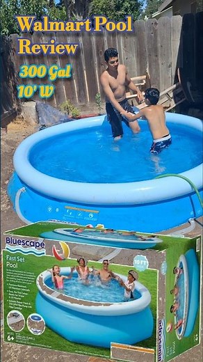 Walmart summer pool review. 300g 10'W