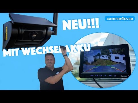 Solar - Rear view camera with continuous image and dashcam function without drilling | New with r...