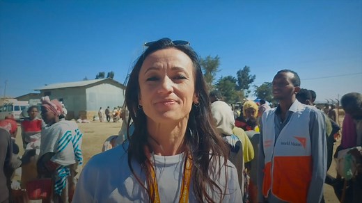 Karmen Till, World Vision Ethiopia National Director, on her recent visit to the #Tigray Region witnessed a food distribution in the Edagahamus Town, which aims to address vulnerable children and communities that are highly affected by the conflict. World Vision in #Ethiopia, in partnership with USAID and World Food Programme, is working to provide much-needed food assistance to children and communities in Northern Ethiopia during this difficult time. Following the peace agreement a month ago, W